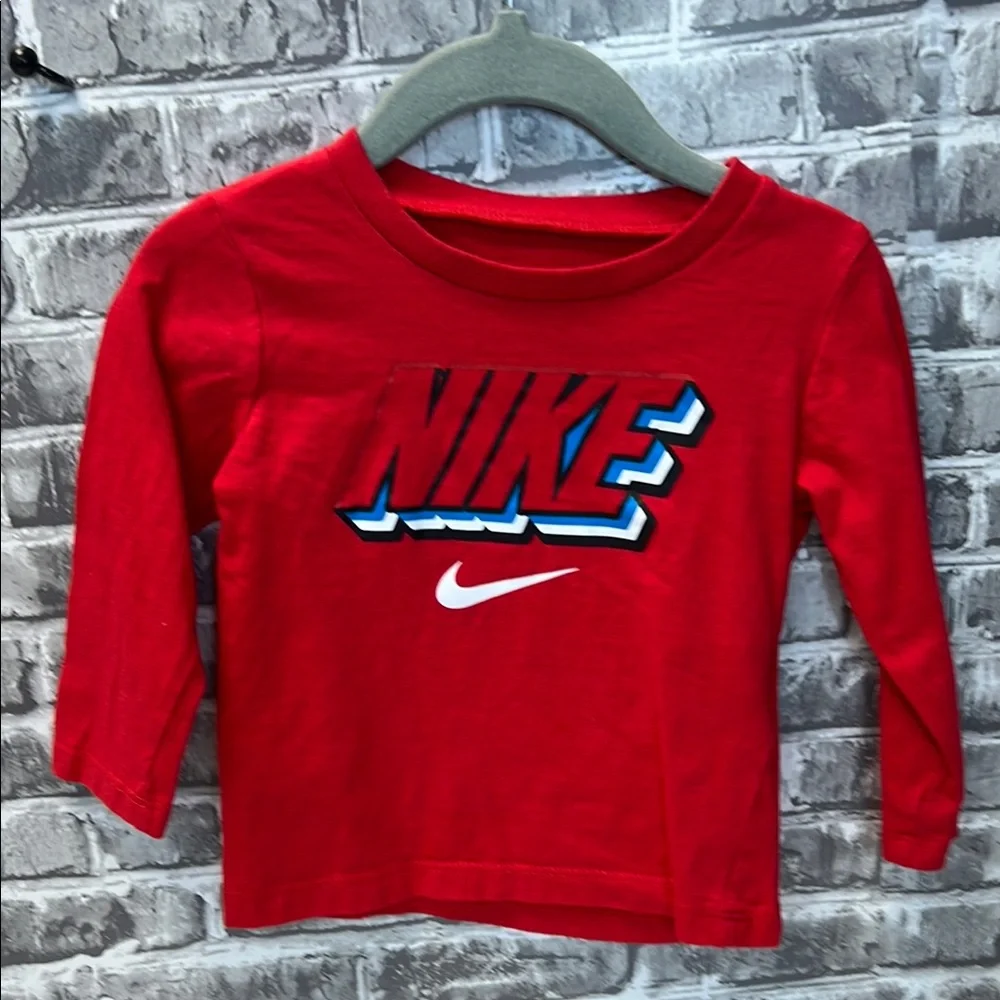 Nike‎ Kids Red Long Sleeve Shirt